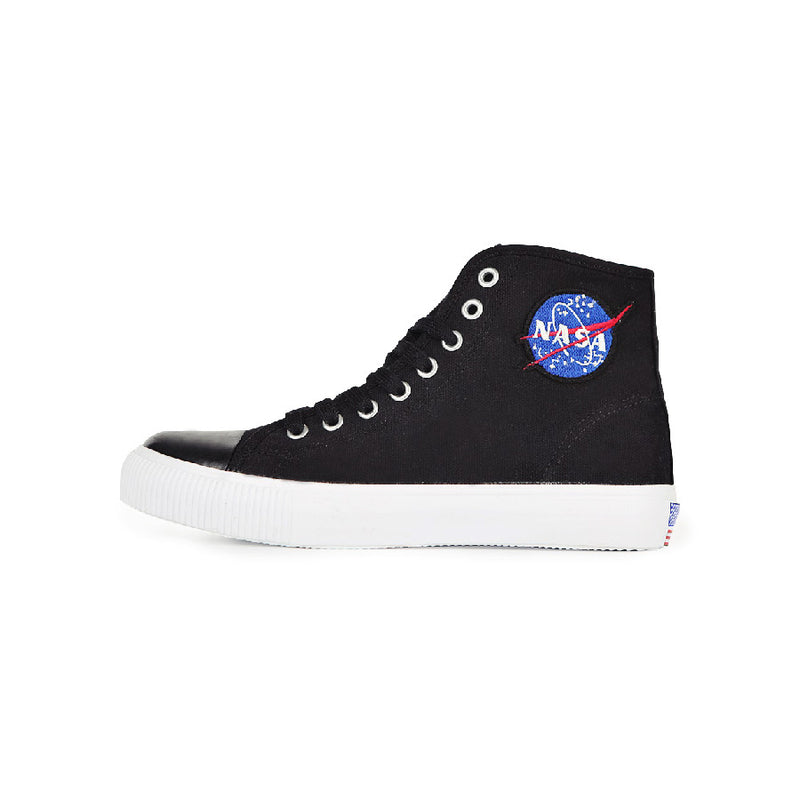 Siero x NASA - Logo Patch High Top Sneakers - Black