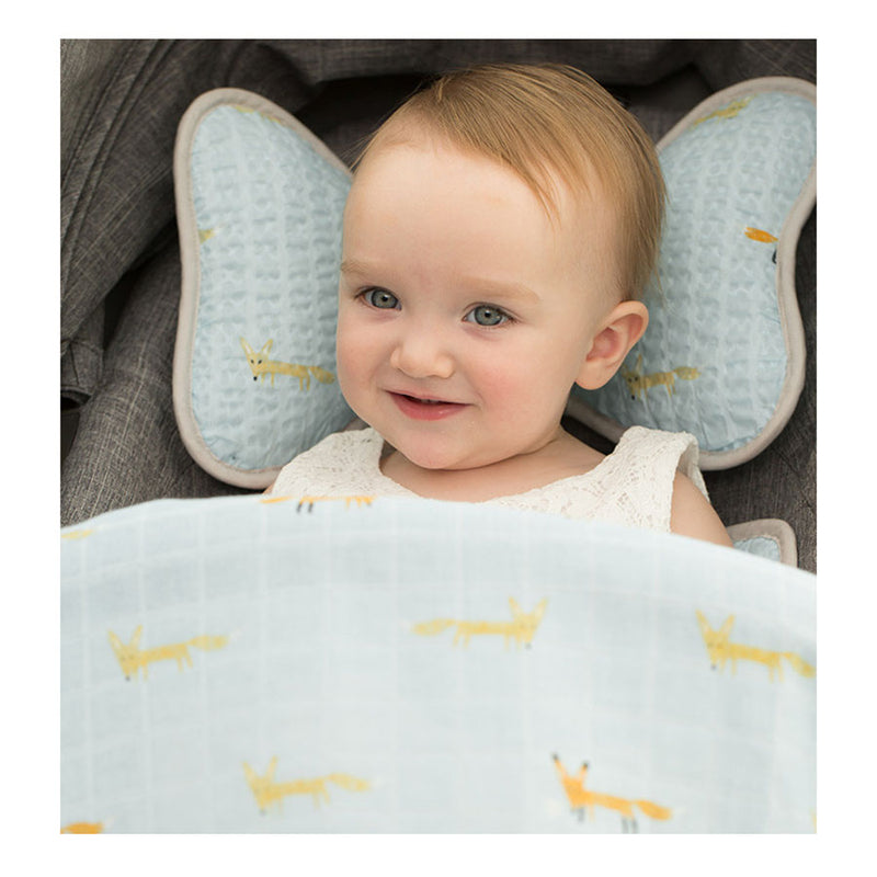 Little Fennec - Stroller Seat Pad & Asariple Blanket Set