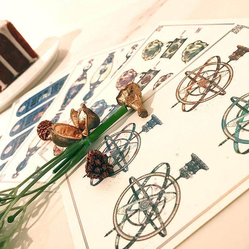 Libet - Space Object Sticker Set - Libet - Stationary - Harumio