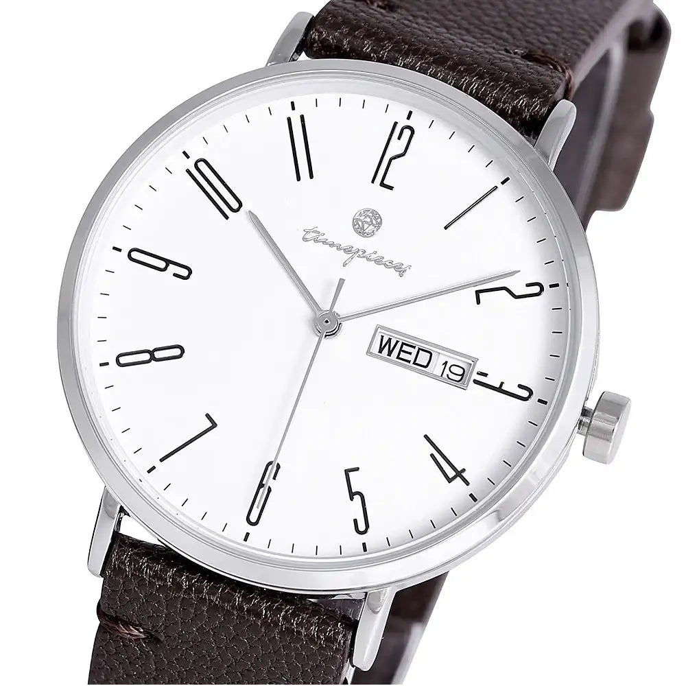 OST - Only Date Change Men's Brown Leather Watch - OST - Watch - Harumio