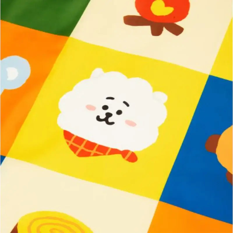 BT21- Baby Green Planet Picnic Mat - LINE FRIENDS - Outdoor Recreation - Harumio