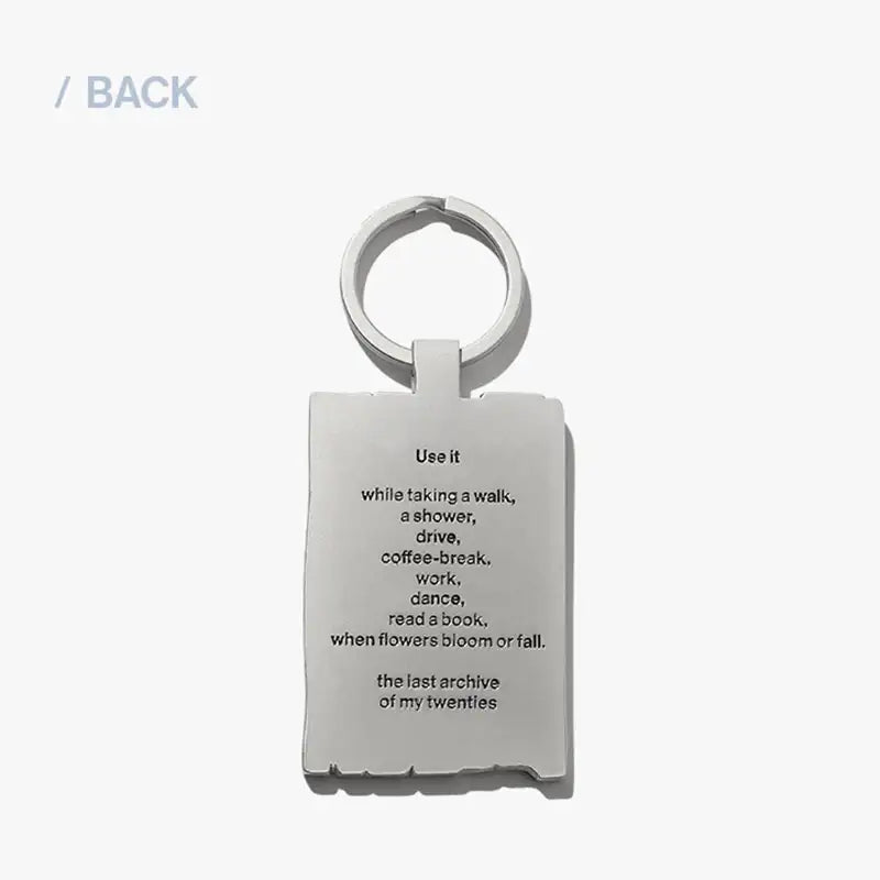 BTS RM - Indigo - Keyring - BTS - Keyrings - Harumio