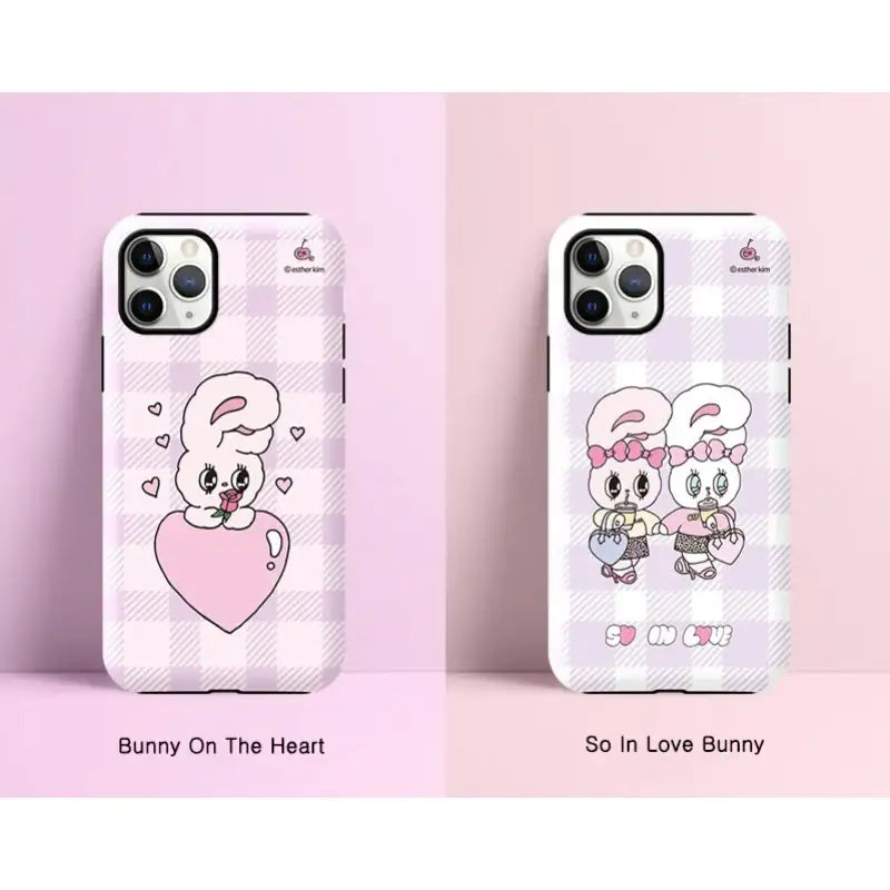Esther Bunny - Guard Up Phone Case - Pattern Series (Samsung) - Esther Bunny - Phone Cases - Harumio