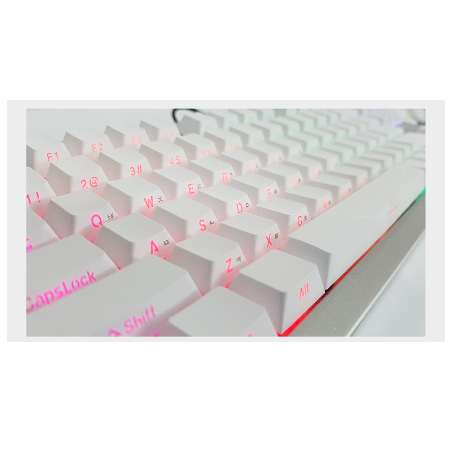 Archon - Cherry Profile Ninja PBT Double Injection Keycap Set - White