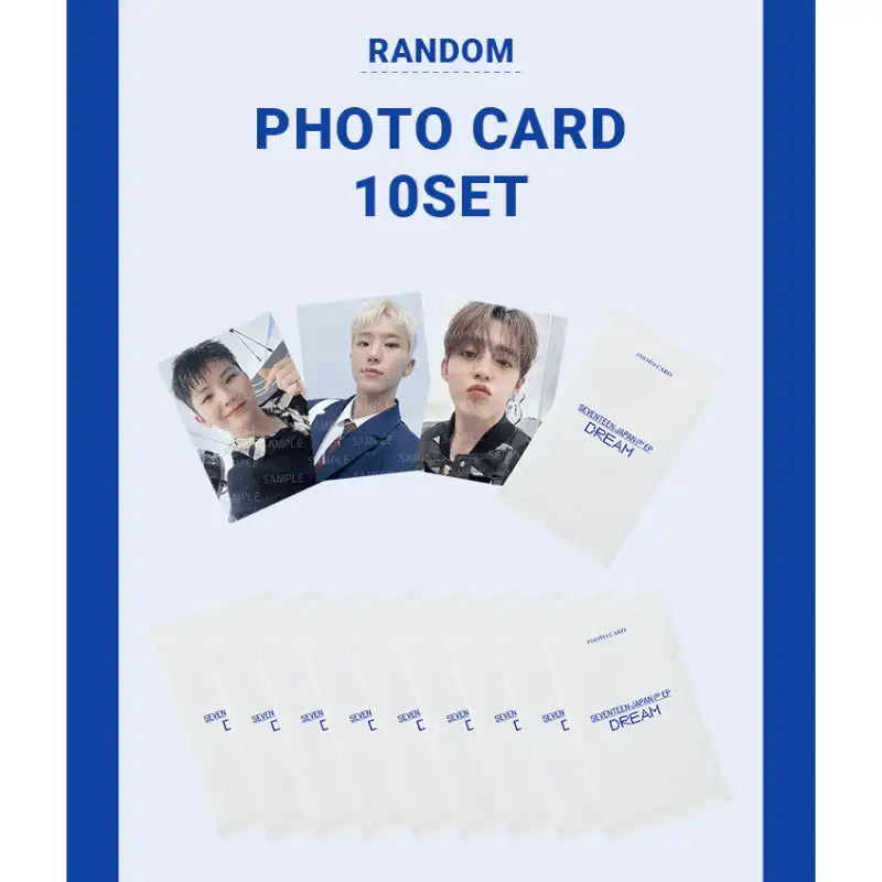 SEVENTEEN フォトカードセット HOPE HONESTY DREAM HOSHI SEVENTEEN DREAM JAPAN 1ST EP Official Photo card CARAT A B C