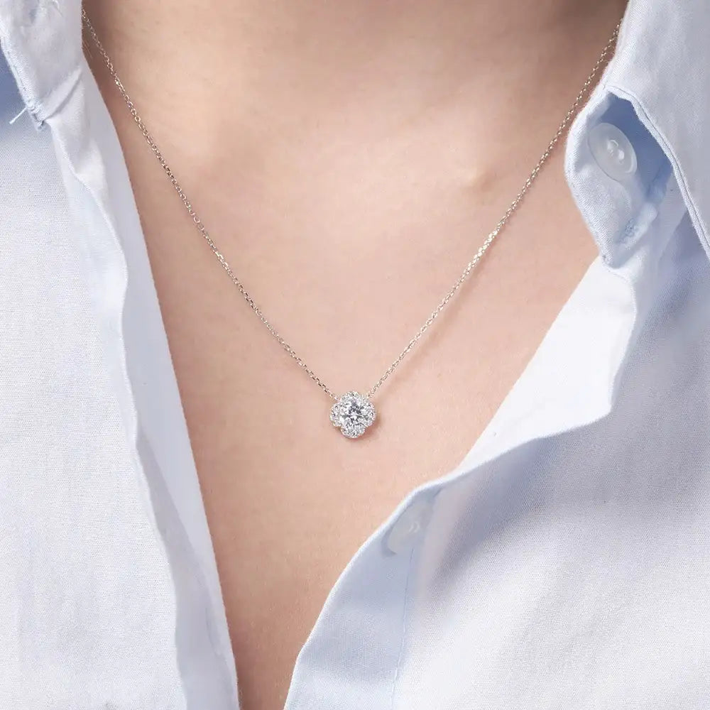 OST - Lucky Shine Clover Necklace - OST - Jewelry - Harumio