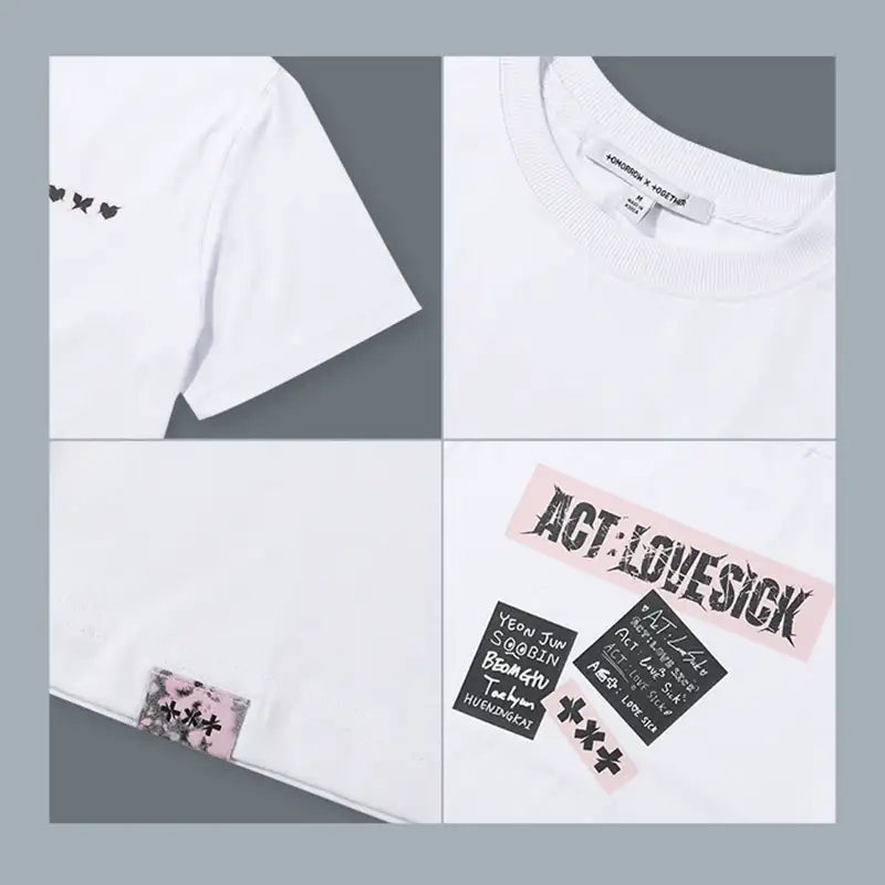 TXT - ACT:LOVESICK - S/S T-Shirt - TXT - Clothings - Harumio