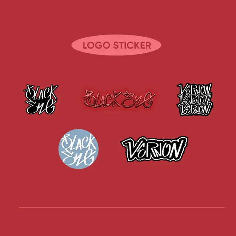 Seventeen - Black Eye - Sticker Set - SEVENTEEN - Stickers - Harumio