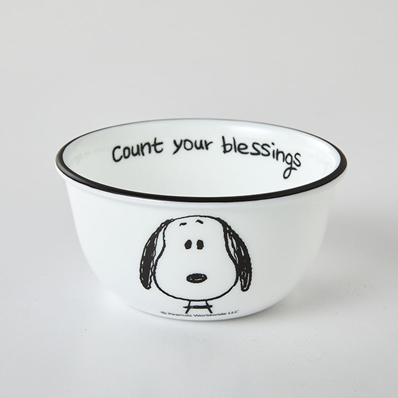 Corelle x Peanuts - Snoopy and Charlie - Rice Bowl 4P Set