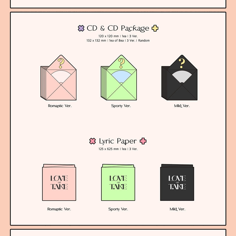 Pentagon - 11th Mini Album - LOVE or TAKE