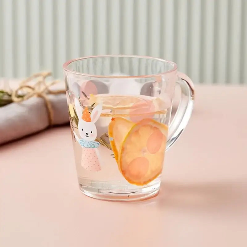 Korean Party Rabbit - Acrylic Dot Mug - Modern House - Mugs - Harumio