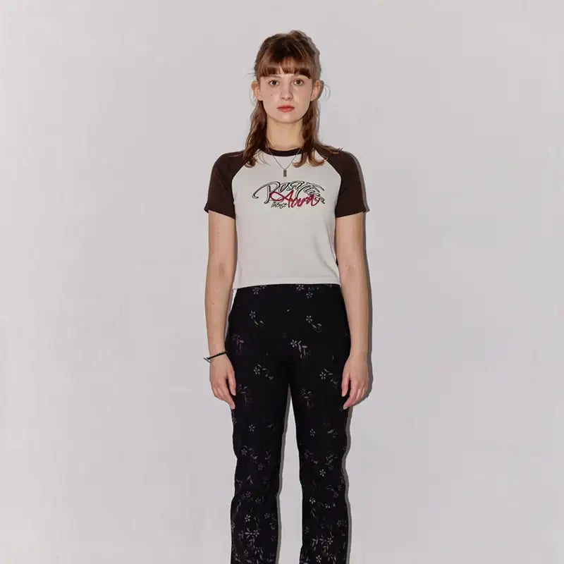 THENCE - Raglan Crop Tee IRD - THENCE - Clothings - Harumio