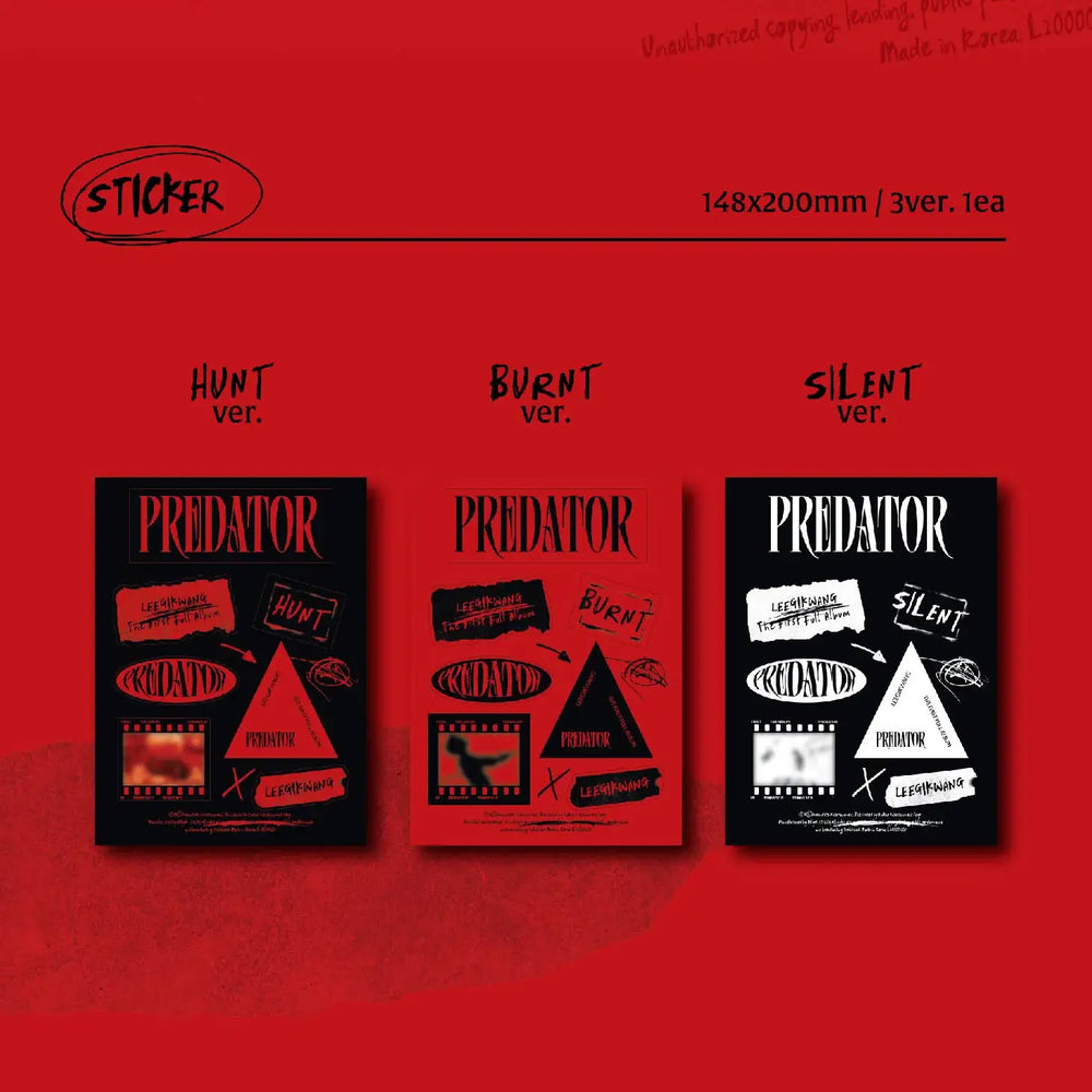 Lee Gikwang - Predator : Album Vol. 1 - WOODZ - Album - Harumio