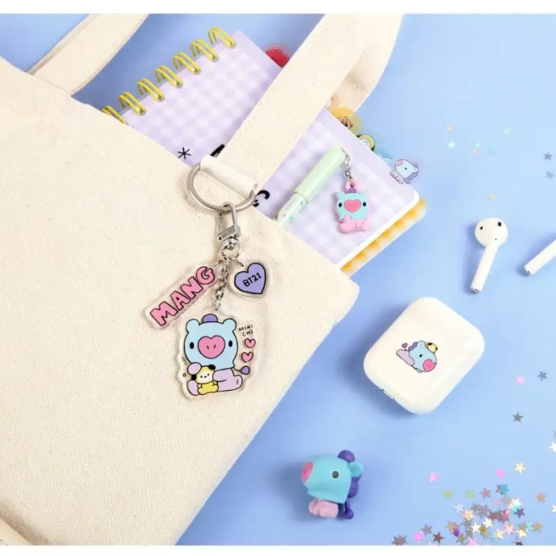 BT21 x Monopoly - Baby Acrylic Keyring LITTLE BUDDY - BT21 x Monopoly - Accesories - Harumio