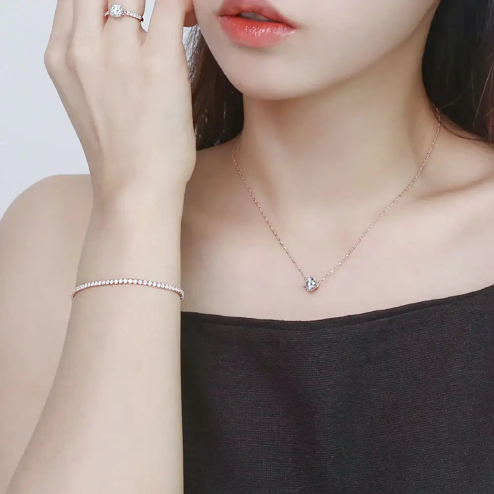 CLUE - Carat Collection Crowned Setting Bracelet - CLUE - Jewelry - Harumio