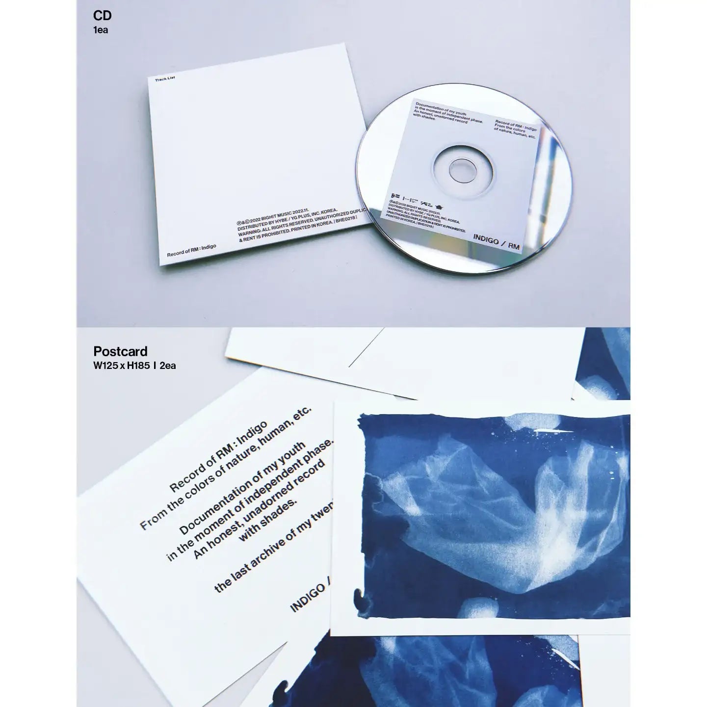 BTS RM - Indigo : 1st Solo Album - BTS RM - Album - Harumio