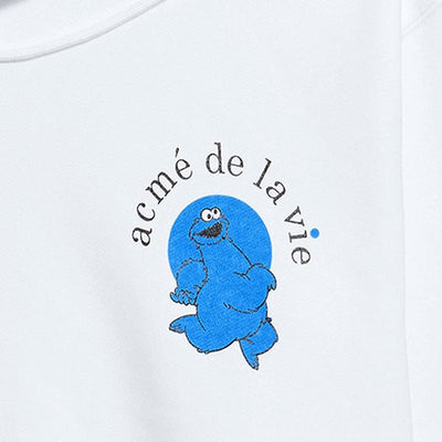 ADLV x Sesame Street - Blue Cookie Monster Hoodie Sweater
