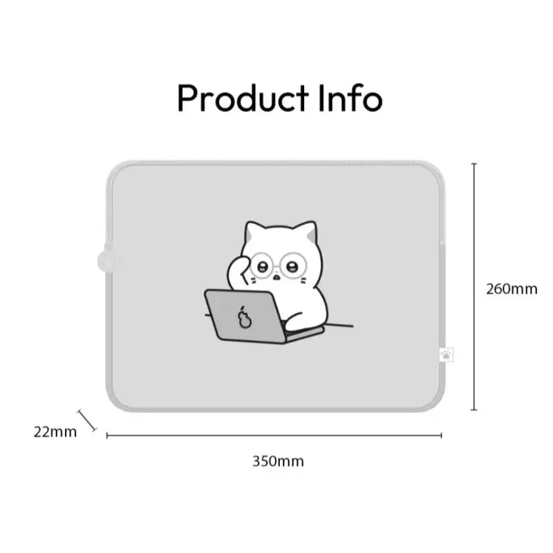 Meow Man - Laptop Pouch - Webtoon Friends - Laptop Pouch - Harumio