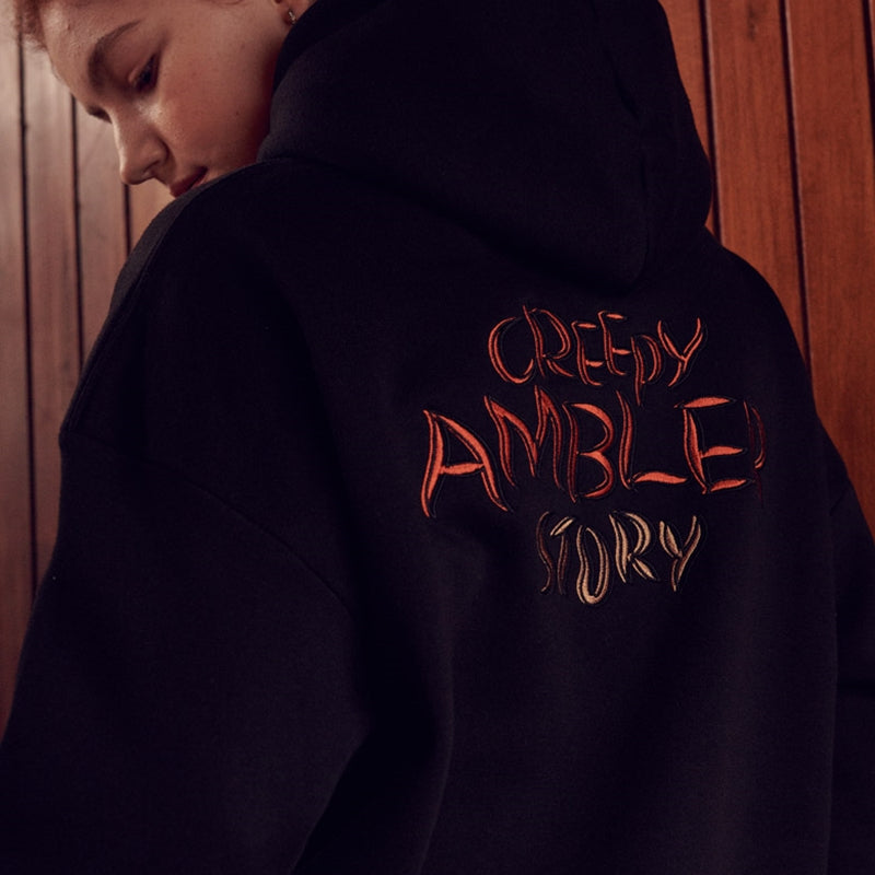 Ambler - Creepy Ambler Story Overfit Hoodie Sweatshirt