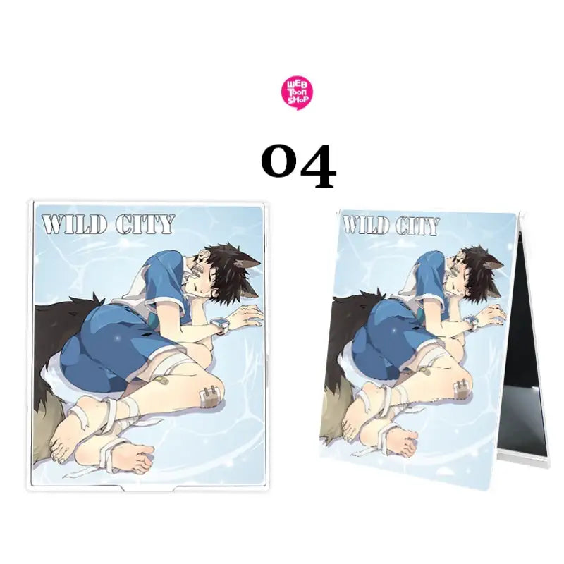 Wild City - Folding Square Mirror - Webtoon Shop - Mirrors - Harumio