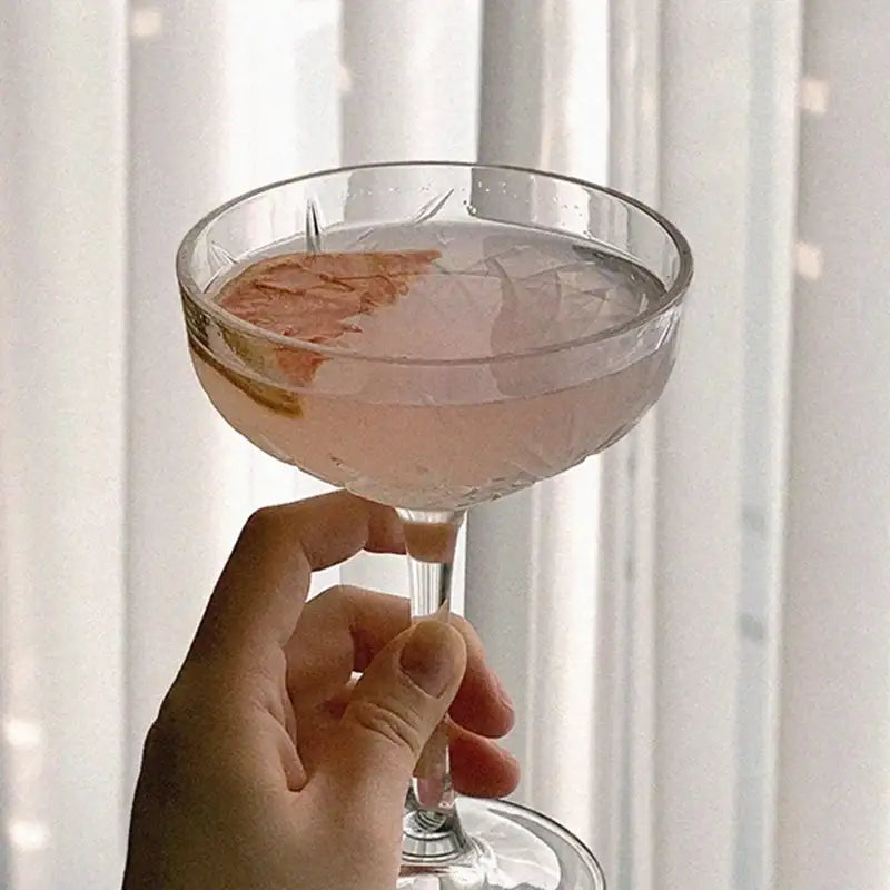 Like A Cafe - Crystal Cut Champagne Goblet - Like A Cafe - Home & Living - Harumio