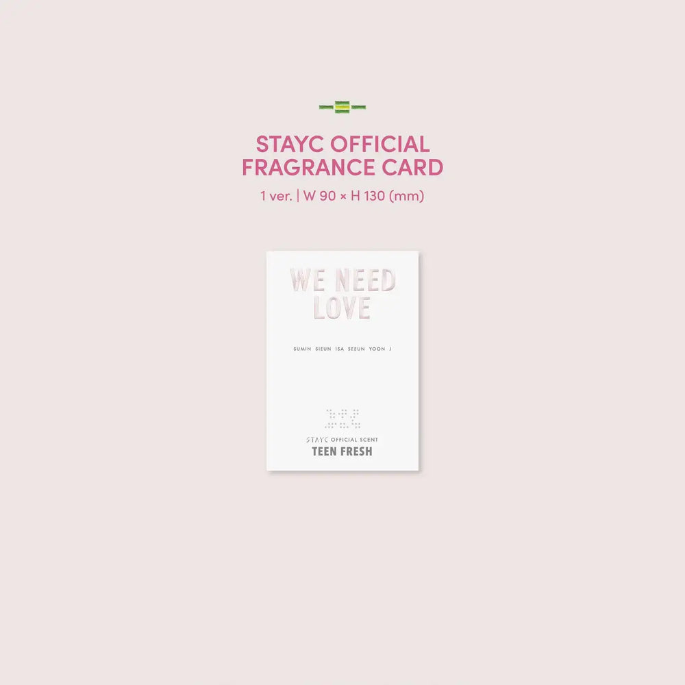 STAYC - We Need Love : 3rd Single Album - STAYC - Album - Harumio