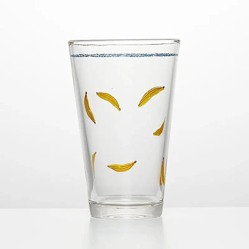 Korean ON - Strawberry Banana Glass Cup 4P Set - Modern House - Cups - Harumio
