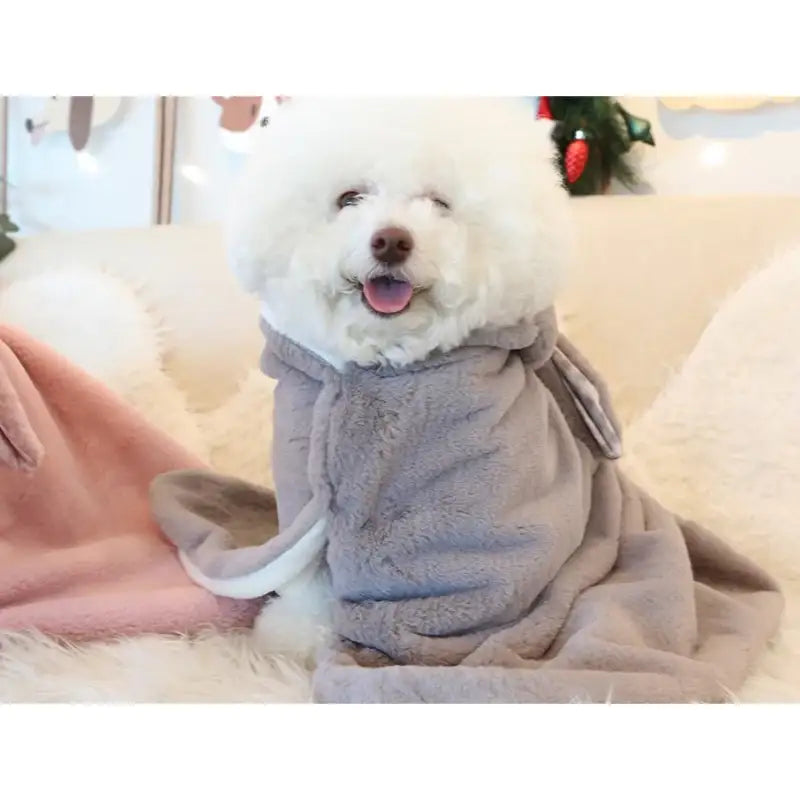 ITSDOG - Pet Rabbit Cloak Hooded Blanket - ITSDOG - Pet Clothes - Harumio