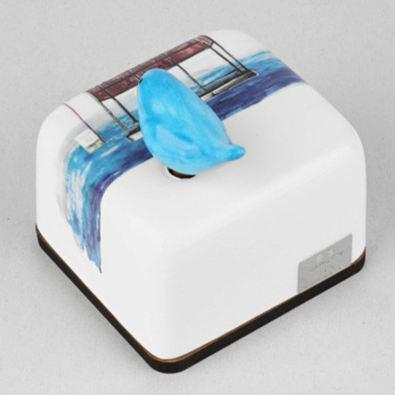 HK Studio - BTS - Spring Day Music Box Pattern Ceramic Paperweight