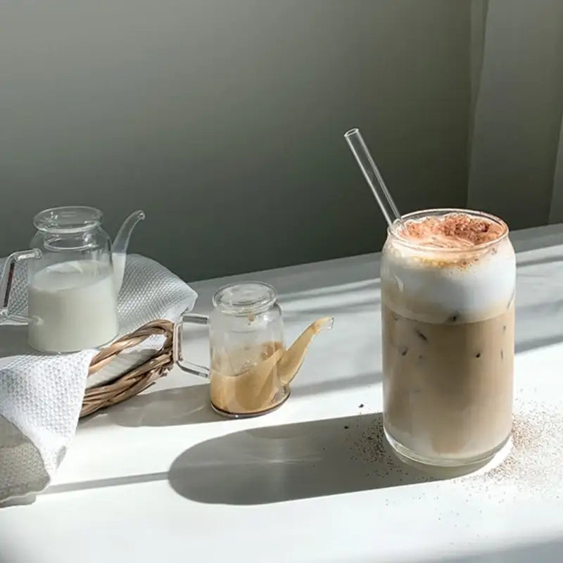Like A Cafe - Glass Can Cup - Like A Cafe - Home & Living - Harumio