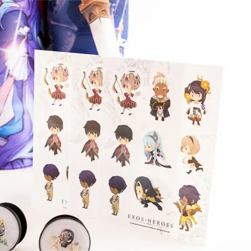 Exos Heroes - SD Sticker Part.1 - Line Games Shop - Stickers - Harumio