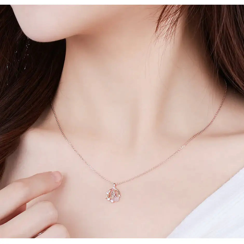 CLUE - Lily of the Valley Silver Necklace - CLUE - Jewelry - Harumio