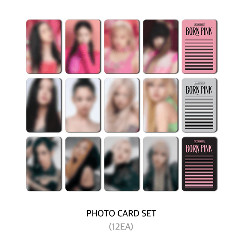 BlackPink - BPTOUR - Lyrics Card + Photo Card Set
