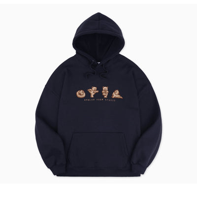 Ambler - Yoga Teddy Overfit Hoodie Sweatshirt