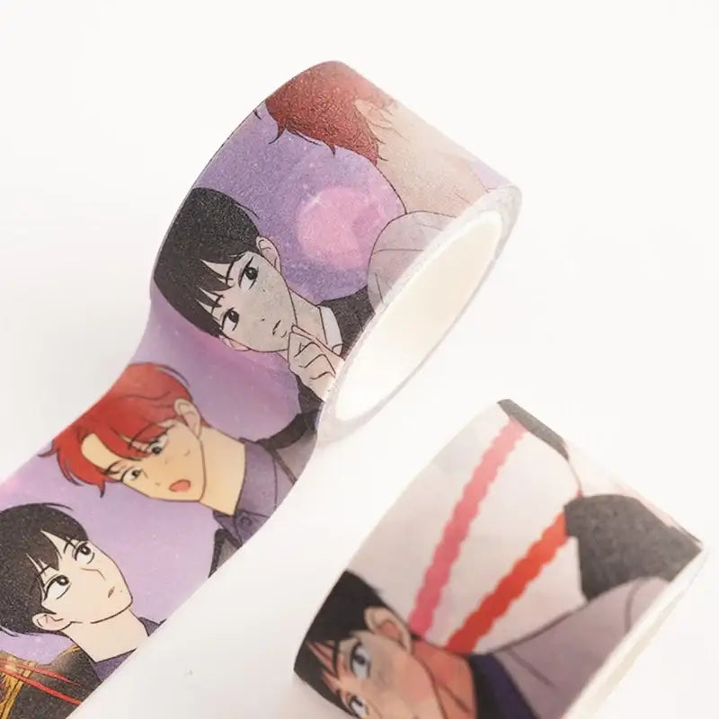 White Eared Artist x MOFUN - Glitter Masking Tape - MOFUN - Accessories, Stationery - Harumio