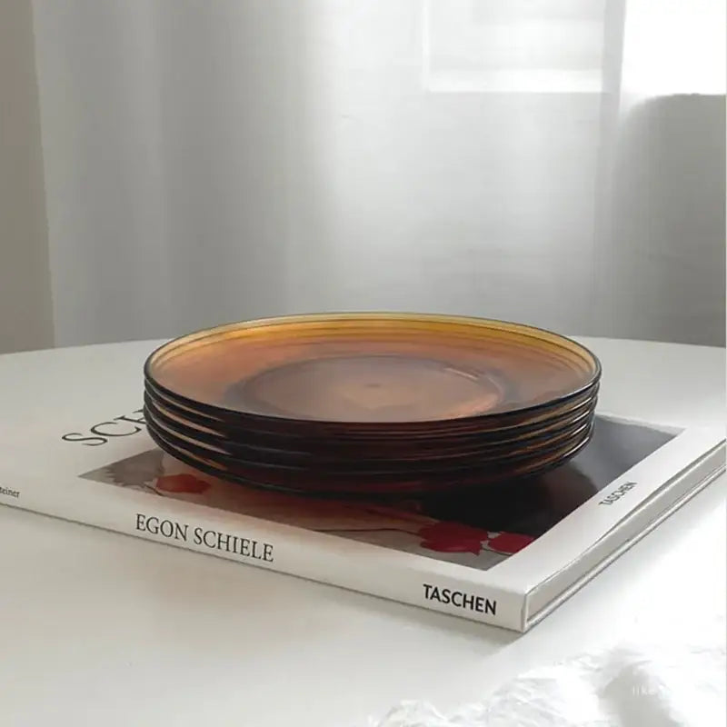 Like A Cafe - Amber Dessert Plate - Like A Cafe - Plates - Harumio