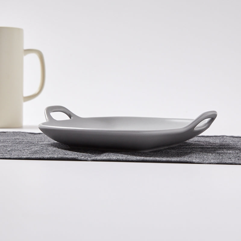 Korean L Mime Plate With Handle Set 3P