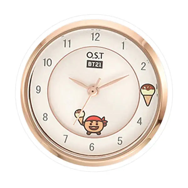 BT21 x OST - Rose Gold Metal Watch - Shooky - BT21 - Watches - Harumio