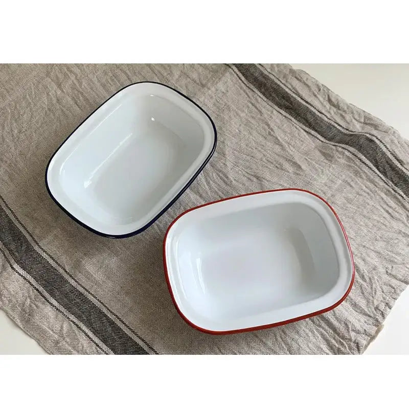 Like A Cafe - Enamel Oval Bowl - Like A Cafe - Home & Living - Harumio