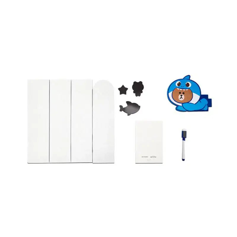 Line Friends x Pinkfong Baby Shark - Kids Height Measure Ruler - Line Friends - Stationery - Harumio