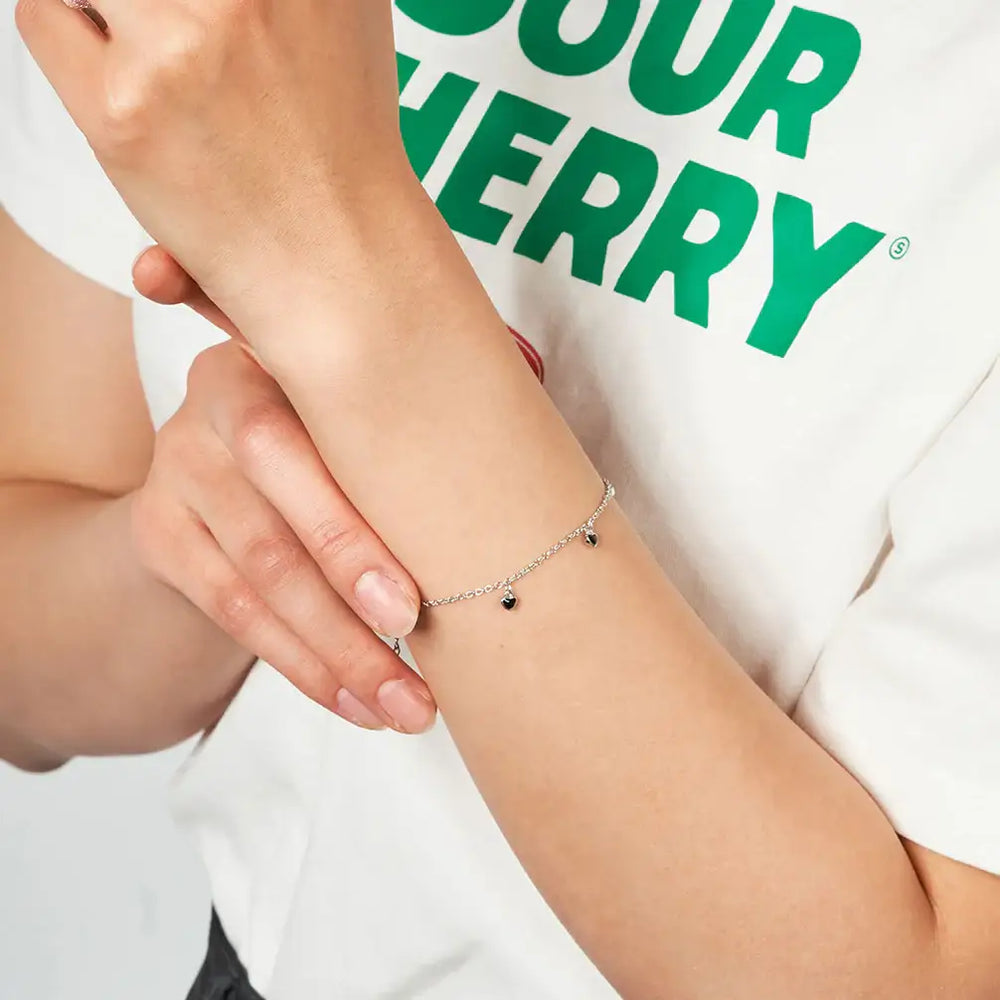 OST - Colorful Black Heart Bracelet - OST - Jewelry - Harumio