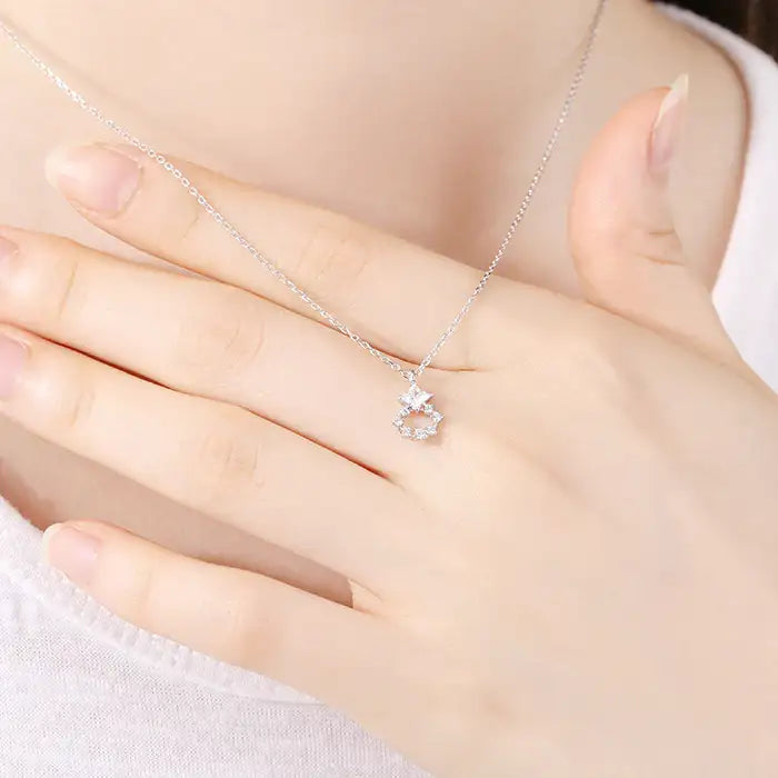 OST - Cubic Tree Ring Silver Necklace - OST - Jewelry - Harumio