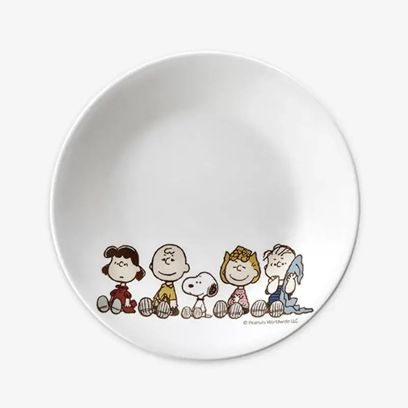 Corelle x Peanuts - Snoopy Friends - Round Plate - Modern House - Tableware - Harumio