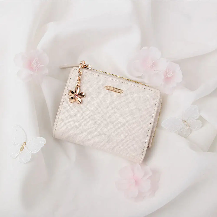 CLUE - Spring Cherry Blossom Key Ring Ivory Mini Bracelet - CLUE - Accessories - Harumio