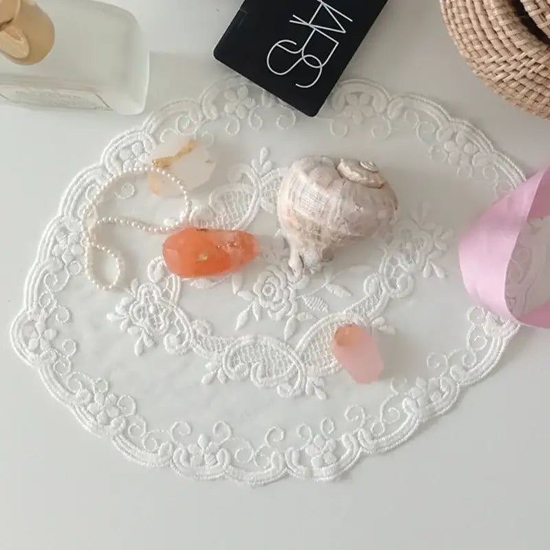 Like A Cafe - Floral Lace Mat - Like A Cafe - Home & Living - Harumio