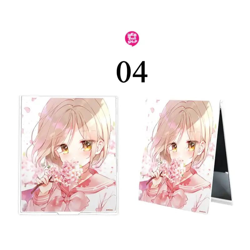 Omowa Whirsis - Folding Square Mirror - Webtoon Shop - Mirrors - Harumio