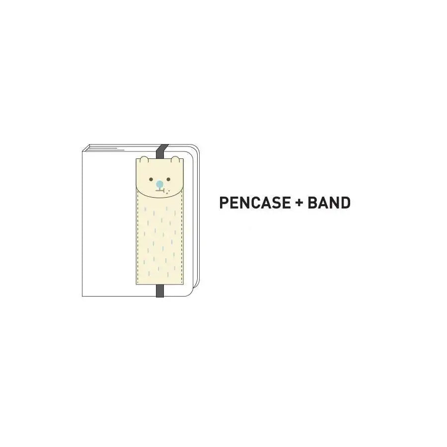 Monopoly - Toffeenut Pencase With Band - Monopoly - Pen & Pencil Cases - Harumio