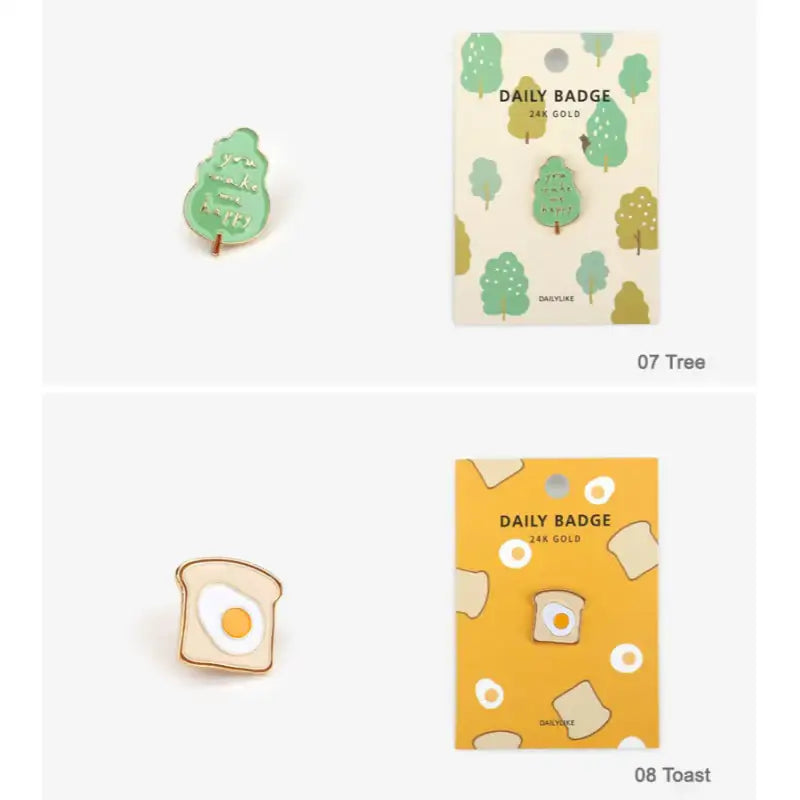 Dailylike x 10x10 - Daily Badge - Dailylike x 10x10 - Accessories - Harumio