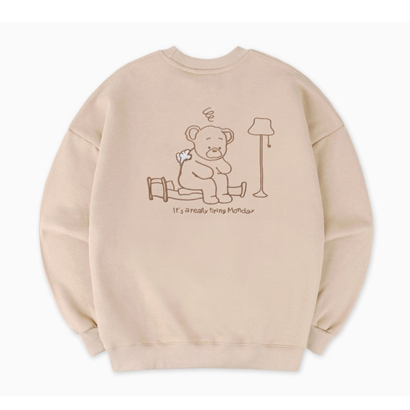 Ambler - Tired Monday Overfit Hoodie Sweatshirt