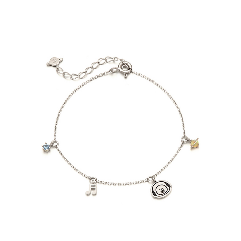 BT21 x OST - Chimmy Silver Bracelet